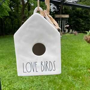 New Rae Dunn Love birds bird house